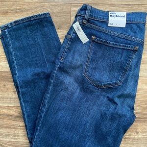 NWT Old Navy Medium Wash Size 14 Boyfriend Jeans